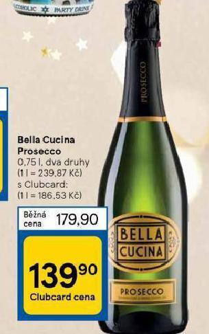 Tesco Bella cucina prosecco nabídka