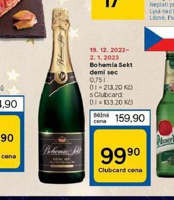 Tesco Bohemia sekt demi sec nabídka