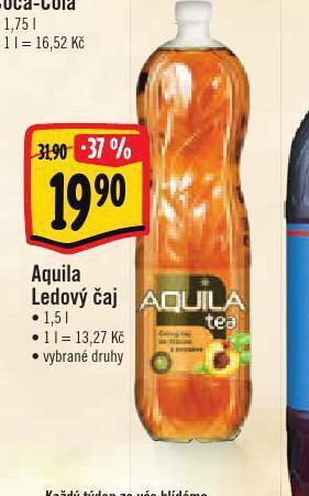 Albert Aquila ledový čaj nabídka