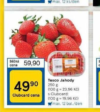 Tesco Tesco jahody nabídka