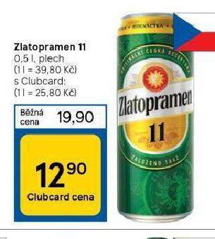 Tesco Pivo zlatopramen 11 nabídka