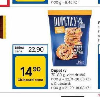 Tesco Dupetky nabídka