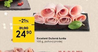 Tesco Excelent dušená šunka nabídka