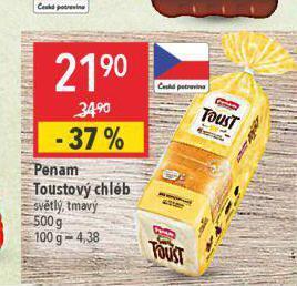 Globus Penam toustový chléb nabídka