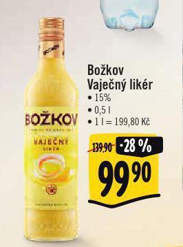 Albert Božkov vaječný likér nabídka