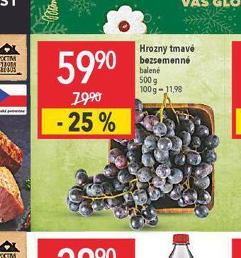 Globus Hrozny tmavé bezsemenné nabídka