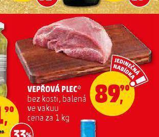 Penny Market Vepřová plec bez kosti nabídka