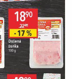 Globus Dušená šunka nabídka