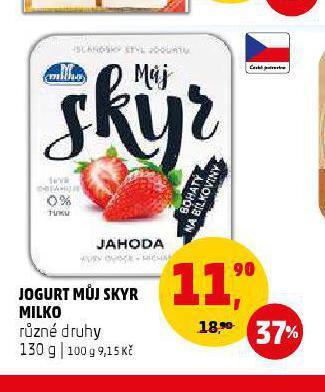 Penny Market Jogurt můj skyr milko nabídka