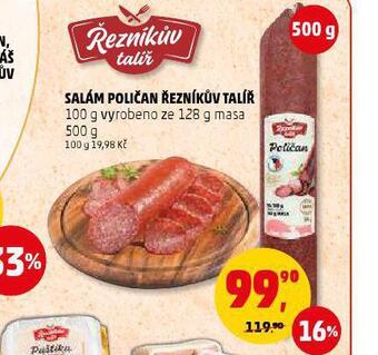 Penny Market Salám poličan nabídka