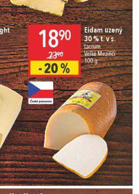 Globus Eidam sýr nabídka