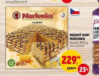 Penny Market Medový dort marlenka nabídka