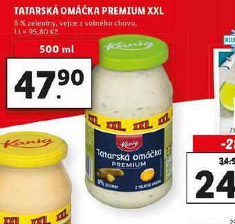 Lidl Tatarská omáčka premium xxl nabídka
