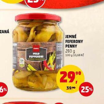 Penny Market Jemné feferony penny nabídka