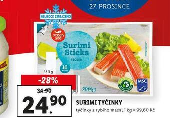 Lidl Surimi tyčinky nabídka