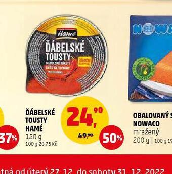 Penny Market Hamé ďábelské tousty nabídka