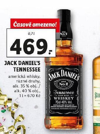 Lidl Jack daniel´s tennessee nabídka