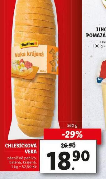 Lidl Chlebíčková veka nabídka
