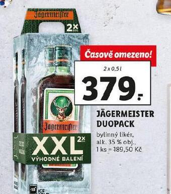 Lidl Jägermeister duopack nabídka