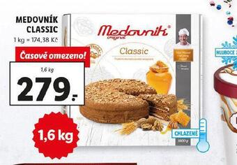 Lidl Medovník classic nabídka