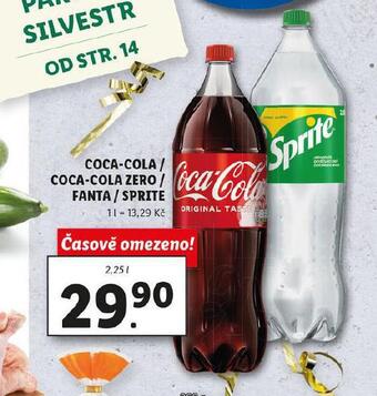 Lidl Coca cola, fanta, sprite nabídka