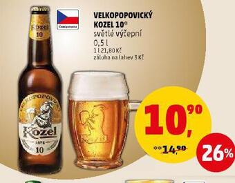Penny Market Pivo velkopopovický kozel 10 nabídka
