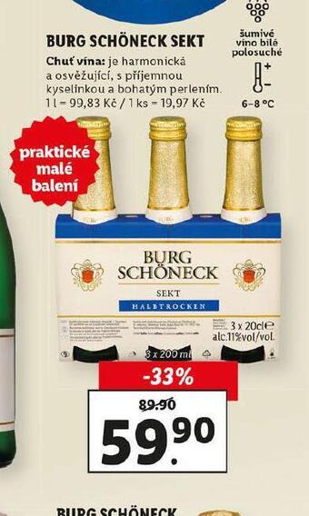 Lidl Burg schöneck sekt nabídka