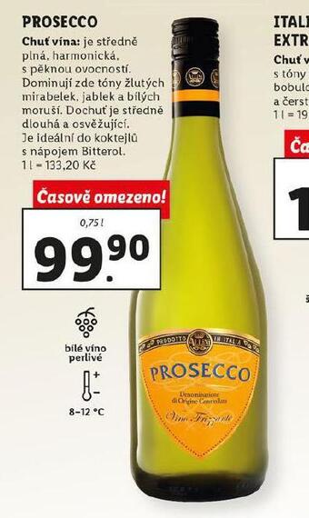Lidl Prosecco nabídka