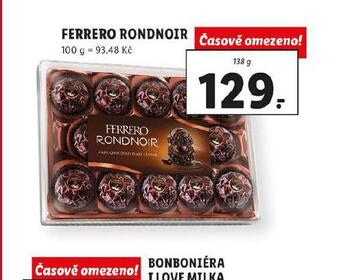 Lidl Ferrero rondnoir nabídka