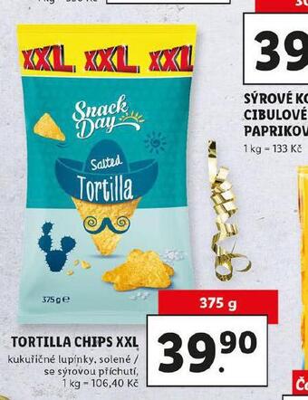 Lidl Tortilla chips xxl nabídka