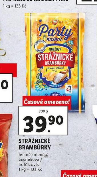 Lidl Strážnické brambůrky nabídka