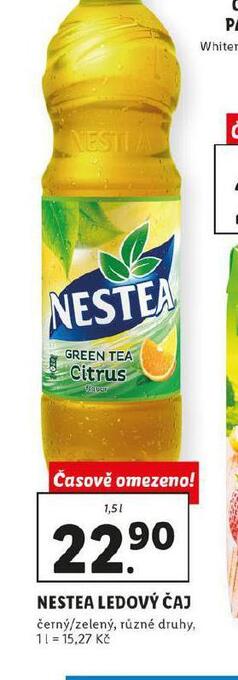 Lidl Nestea ledový čaj nabídka