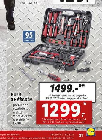Lidl Kufr s nářadím nabídka