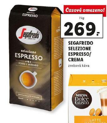 Lidl Segafredo selezione espresso / crema nabídka