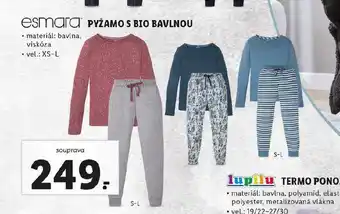 Lidl Pyžamo s bio bavlnou nabídka