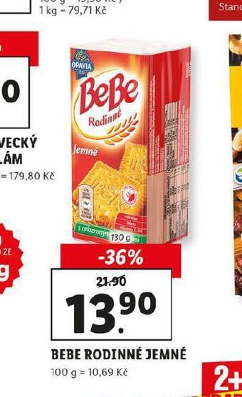 Lidl Bebe rodinné jemné nabídka