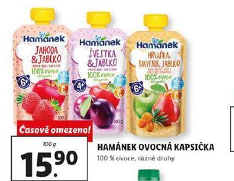 Lidl Hamánek ovocná kapsička nabídka