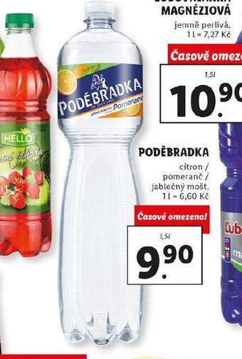 Lidl Poděbradka ochucená nabídka