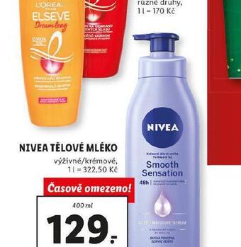 Lidl Nivea tělové mléko nabídka
