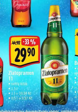 Albert Pivo zlatopramen nabídka