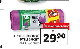 Lidl Fino odpadkové pytle s uchy nabídka