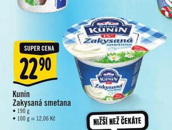 Albert Kunín zakysaná smetana nabídka