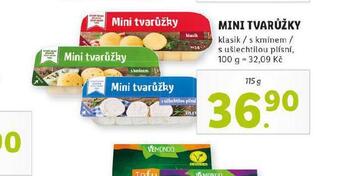 Lidl Mini tvarůžky nabídka