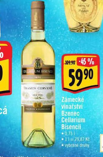 Albert Zámecké vinařství bzenec nabídka