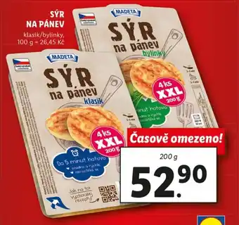 Lidl Madeta Sýr na pánev 200g nabídka