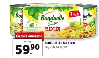 Lidl Bonduelle mexico 3x170g nabídka