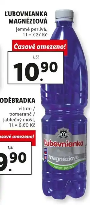 Lidl Lubovnianka magnéziová 1,5l nabídka