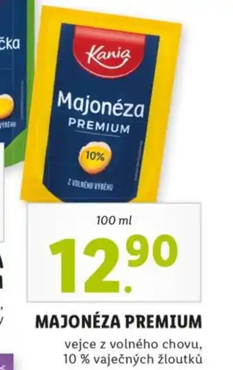 Lidl Kania majonéza premium 100ml nabídka
