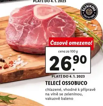 Lidl Telecí ossobuco 100g nabídka