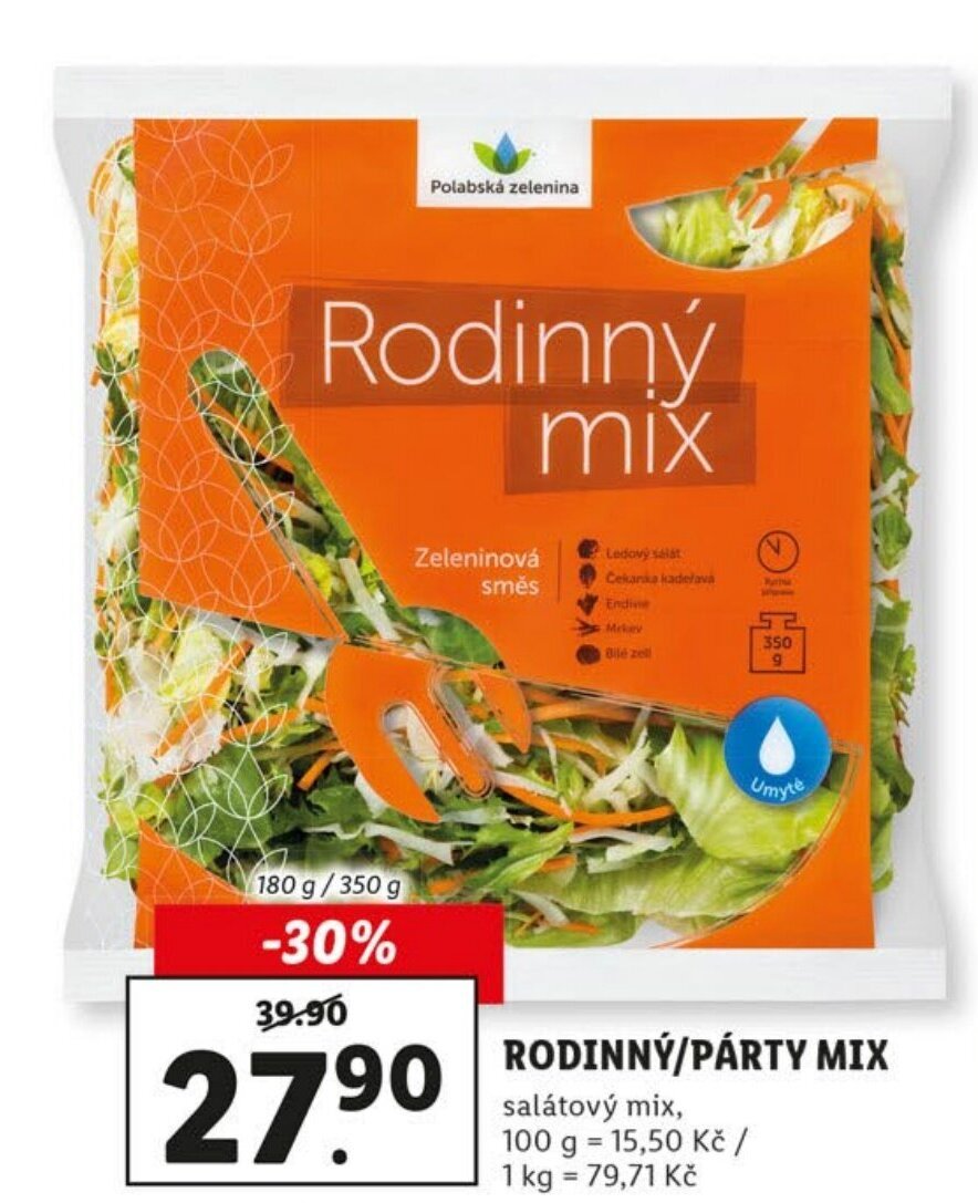 Rodinný/párty mix 180/350g nabídky v Lidl